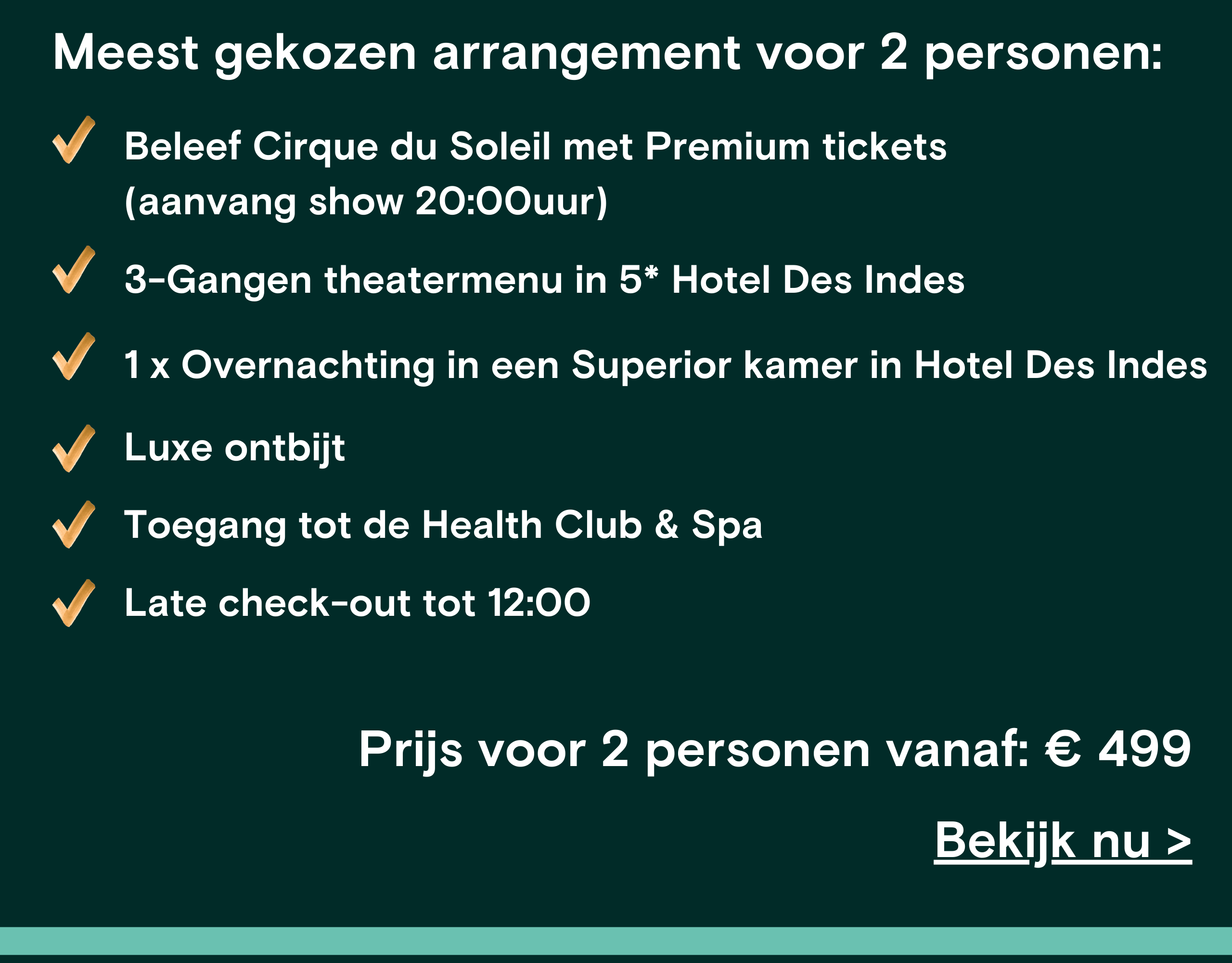 Exclusieve VIP-actie - Cirque du Soleil