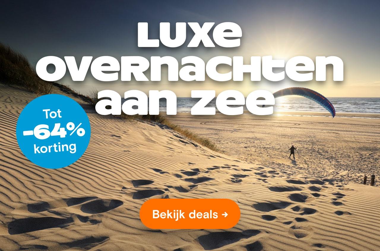 Luxe overnachten aan zee