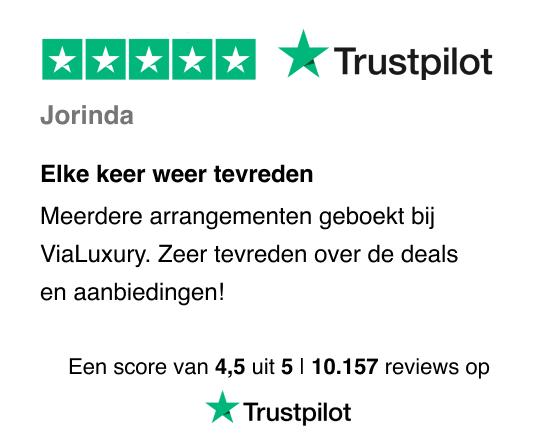 4,5 uit 5 sterren op Trustpilot