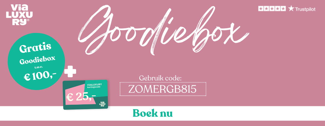 Gratis Goodiebox t.w.v €100,-