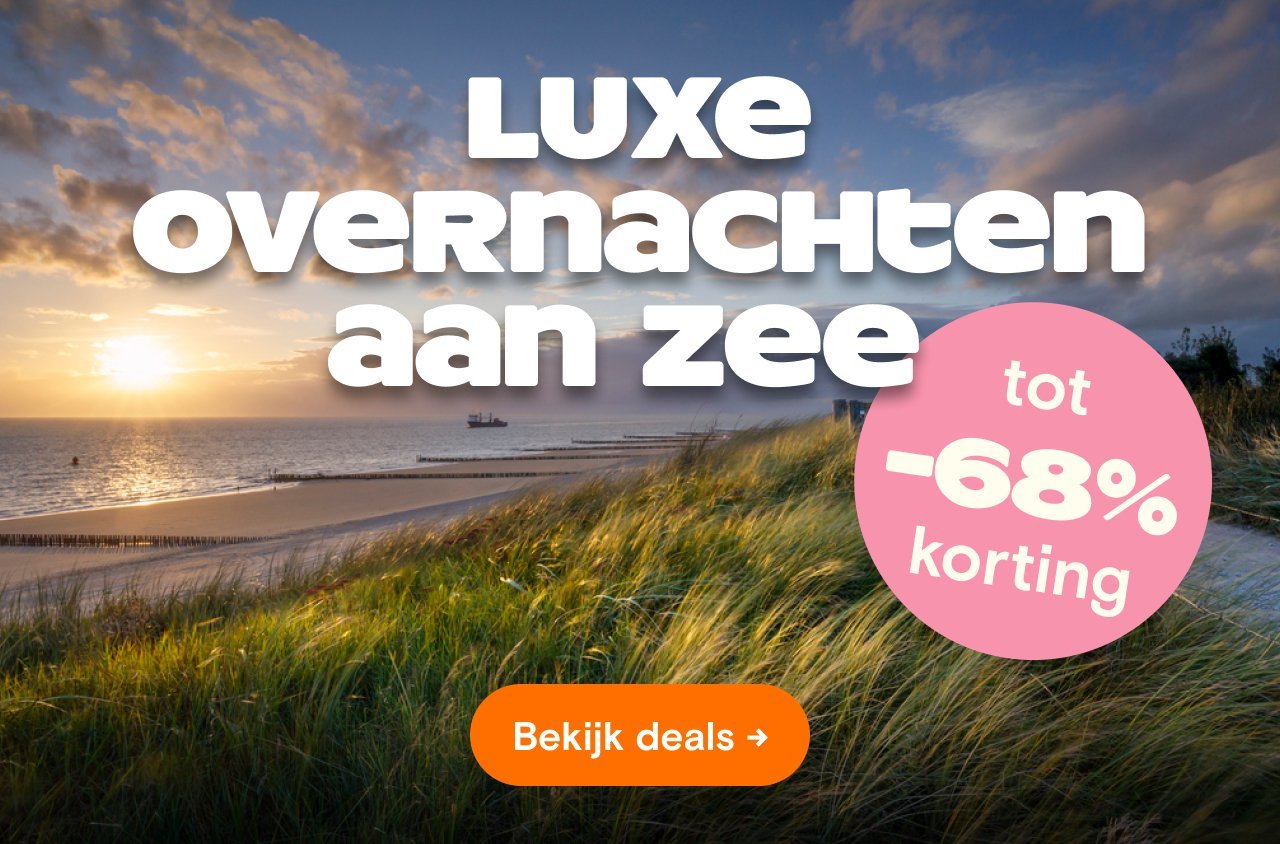 Luxe overnachten aan zee