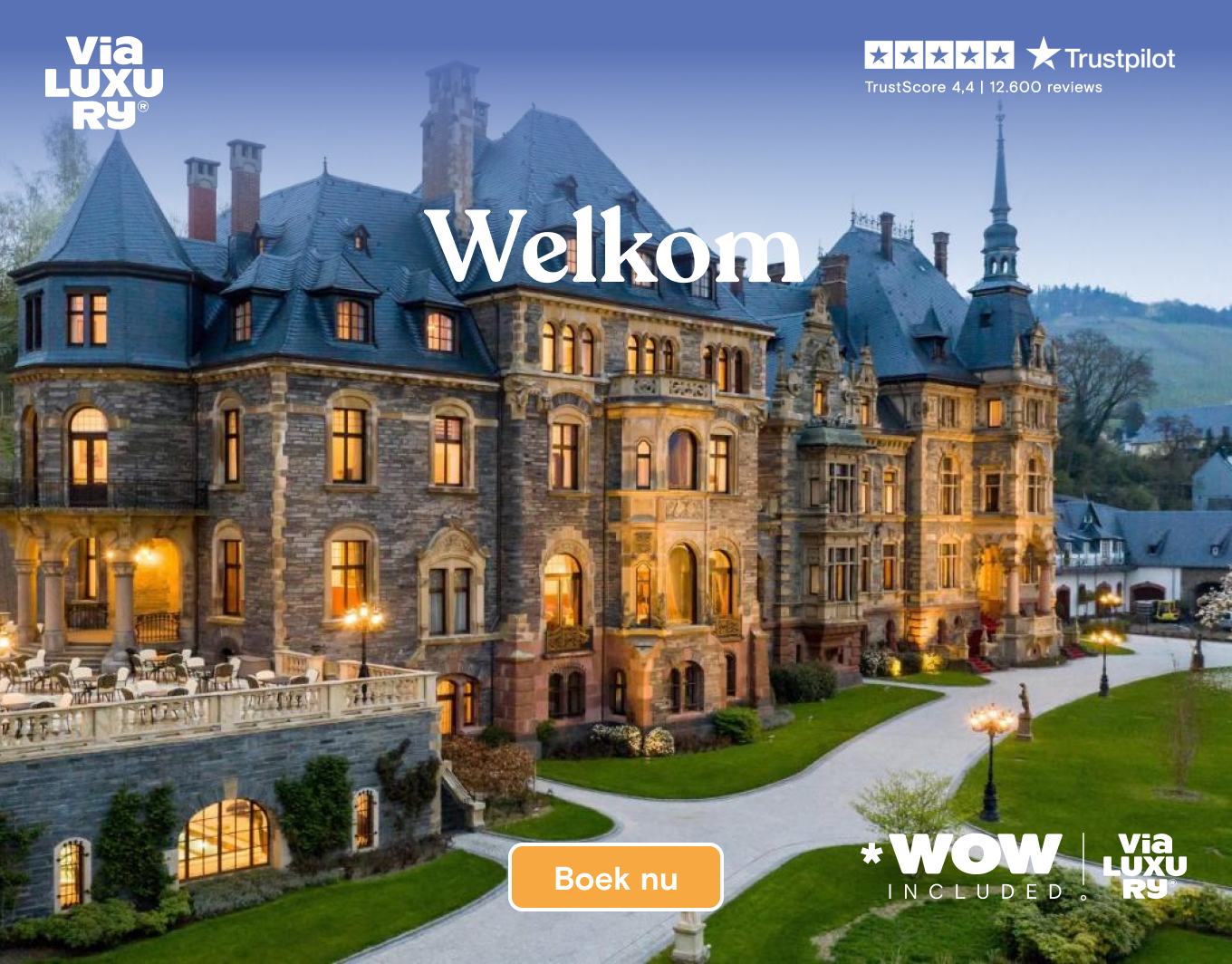 Welkom - Boek nu